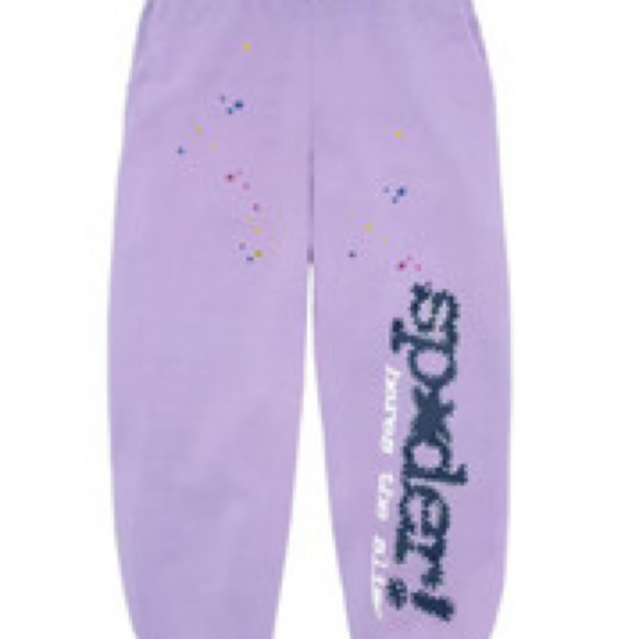 Sp5der Acai Sweatpant Purple size s - Picture 1 of 2